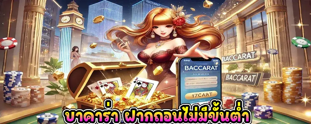 บาคาร่า ฝากถอนไม่มีขั้นต่ำ