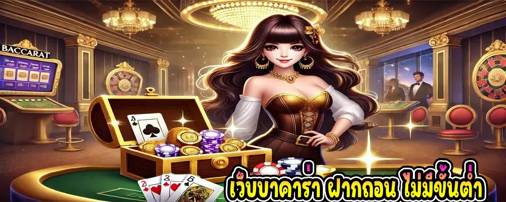 เว็บบาคาร่า ฝากถอน ไม่มีขั้นต่ํา