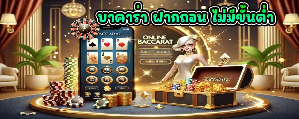 บาคาร่า ฝากถอน ไม่มีขั้นต่ำ