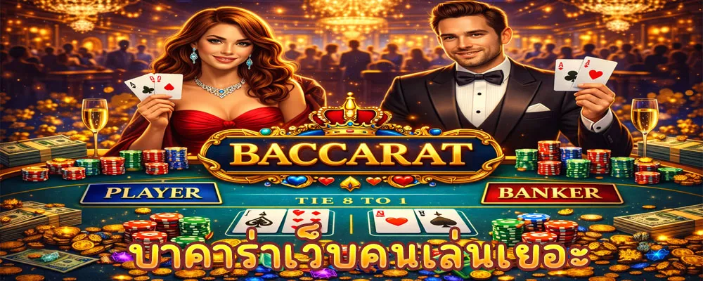 บาคาร่าเว็บคนเล่นเยอะ