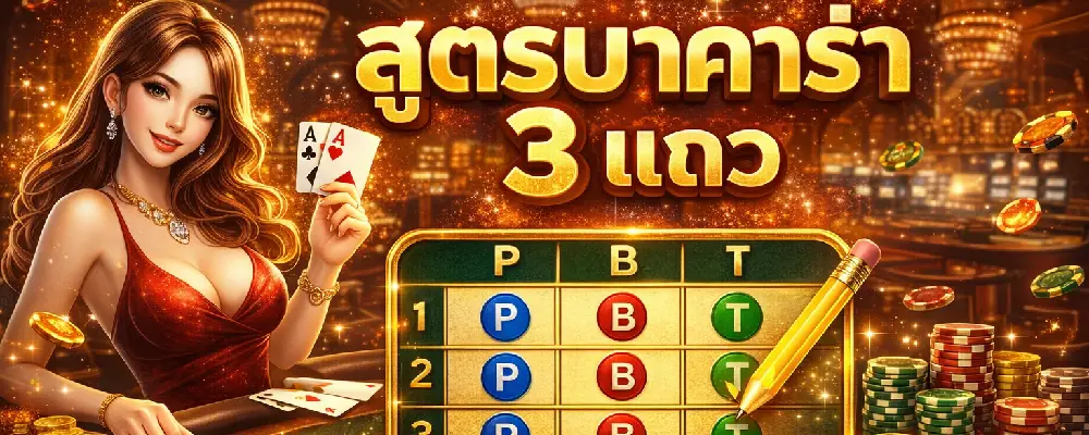 สูตรบาคาร่า 3 แถว